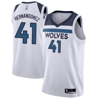 Nike Minnesota Timberwolves #41 Juan Hernangomez White Youth NBA Swingman Association Edition Jersey